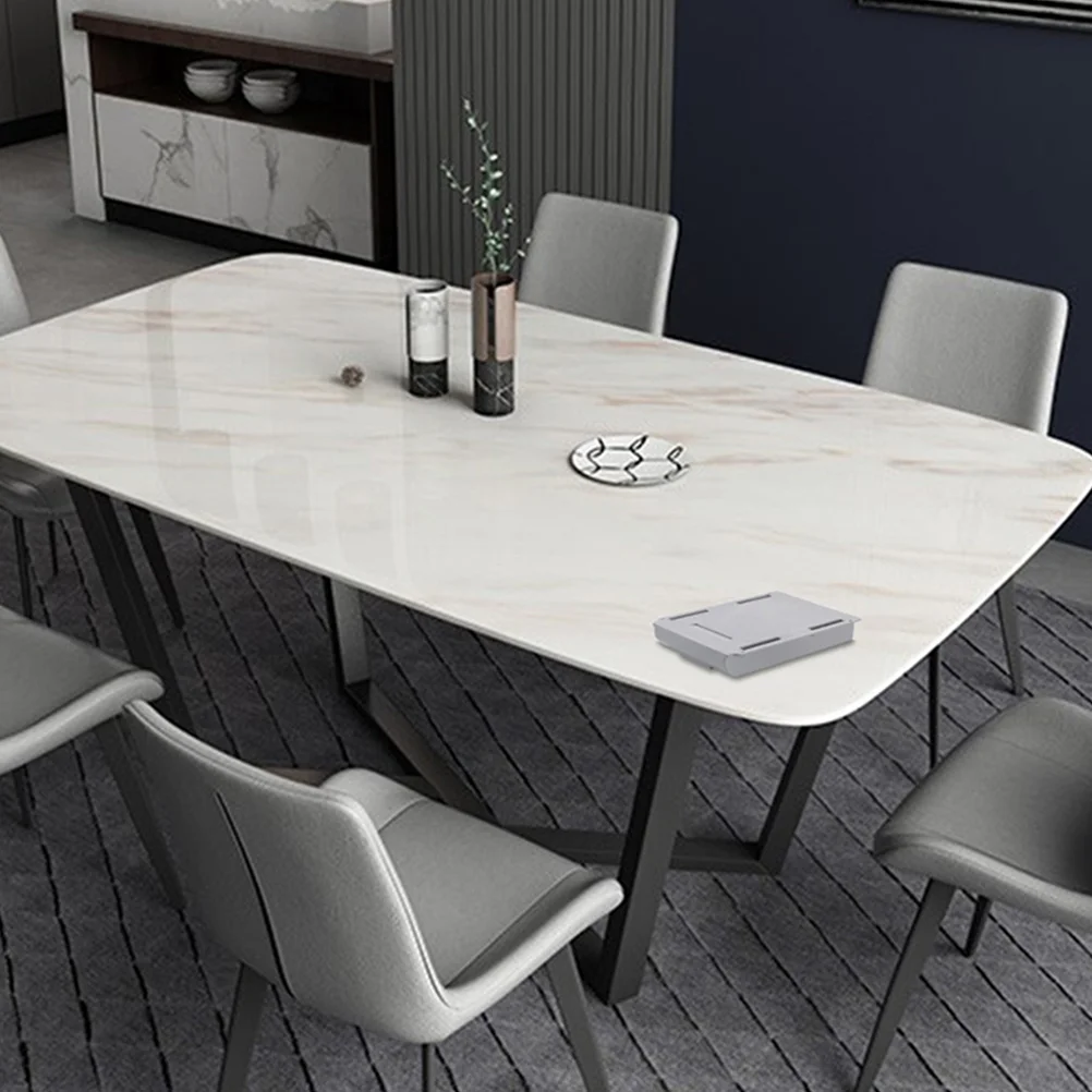 2 Pcs No Punching Free Storage Box Office Work Desk Tier Drawer Organizer Abs Hidden