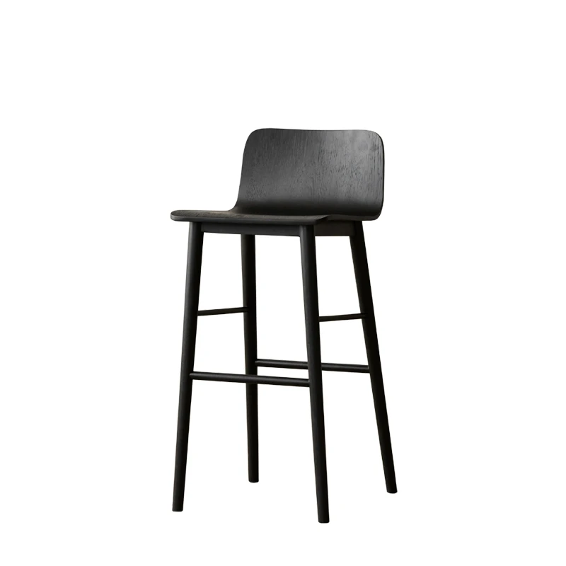 Sedia da bar nordica di design Soggiorno moderno e semplice Sgabelli da bar ergonomici Banchi reception Rilassanti mobili da bar Chaise De