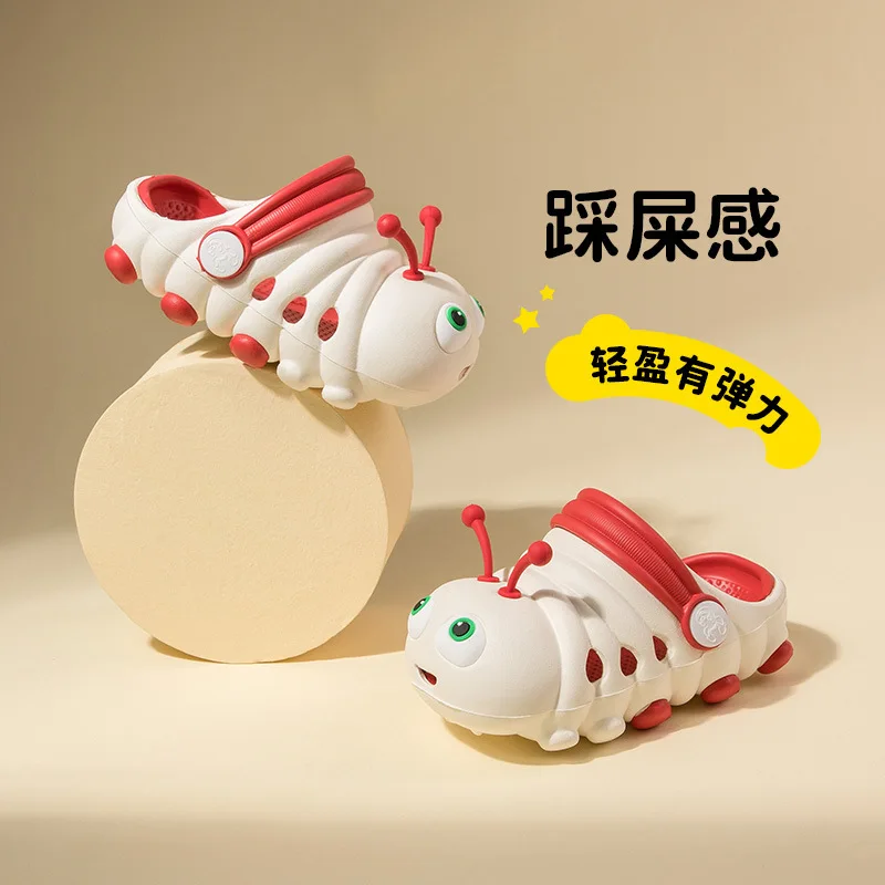 Summer Child Cartoon Slippers2026new Cute Child Soft Shoe Casual Baby Girl Anti Slip Beach Travel Baotou Anti-collision Slippers