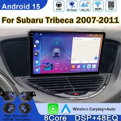 Android For Subaru Tribeca 2007-2011 GPS Navigation Carplay Android Auto Car Radio Player Stereo Head Unit Touch Screen 8 Core