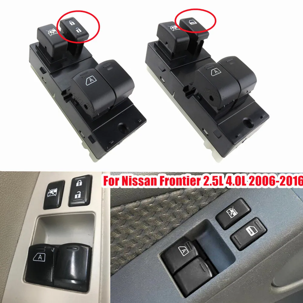 

Передний левый главный выключатель стеклоподъемника со стороны водителя, авто 25401-ZP50A для Nissan Frontier, 2-дверный, 2,5 л, 4,0 л, Altima Coupe 2008-2013