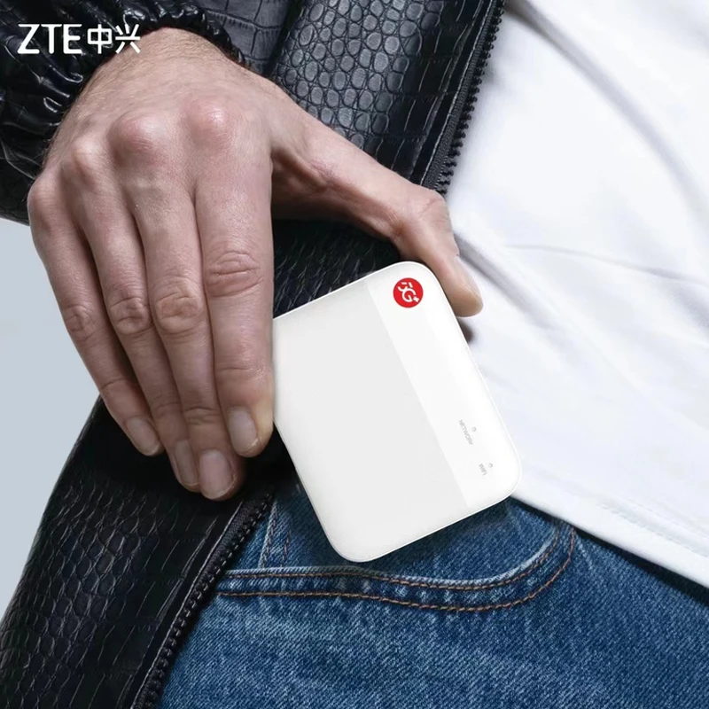 2023 New Original ZTE UFi F50 5G Pocket MiFi 5G Sub-6 SA/NSA N1/5/8/28/41/78 4G Cat15 2.4G/5G Wifi(No battery)