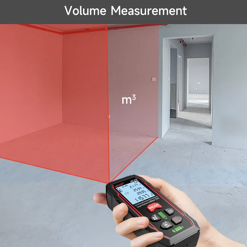 NF-270 الرقمية الأحمر ليزر مقياس مسافات 70 متر شريط قياس الليزر Rangefinder ثنائي الاتجاه أدوات قياس المستوى 99 مجموعات من البيانات