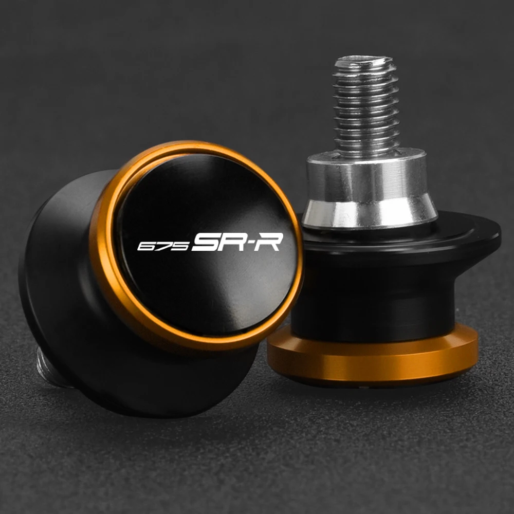 Für CFMOTO CF MOTO 675SRR 675 SR-R 675 SRR 675 2024 2025 Motorräder Zubehör 10 MM Schwinge Spulen Hinten Ständer schrauben Sliders
