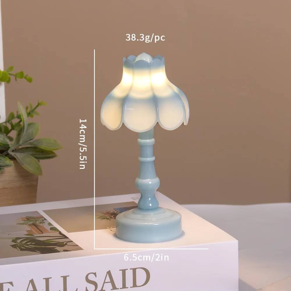 

Novelly Geometric Flower Bud LED Table Lamps Modern Decoration Simple Desk Lamp Gift Atmosphere Sleeping Light