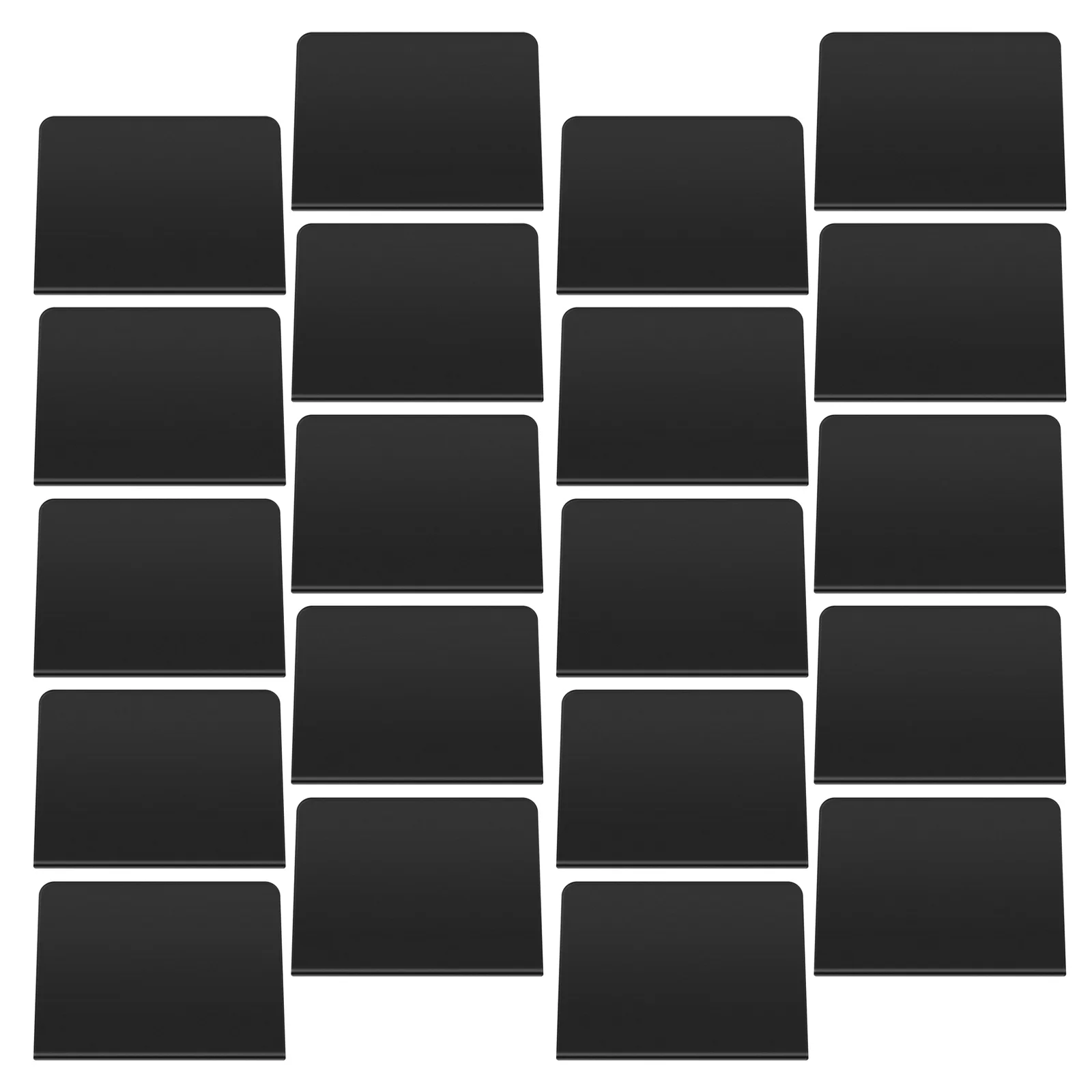 

30Pcs Black Double Sided Chalkboard Small Writable Tabletop Chalk Board Menu Board for Small Business Event Message Display