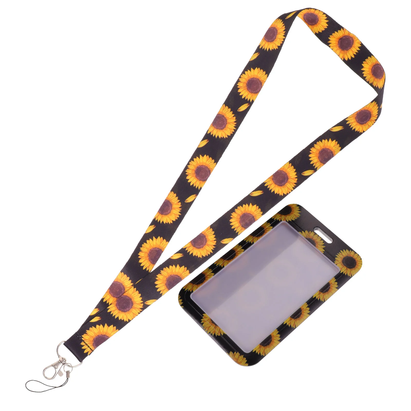 

Bus Card with Lanyard Holder Work Id Badge Sleeves for Polyester Anti-scratch Case Student