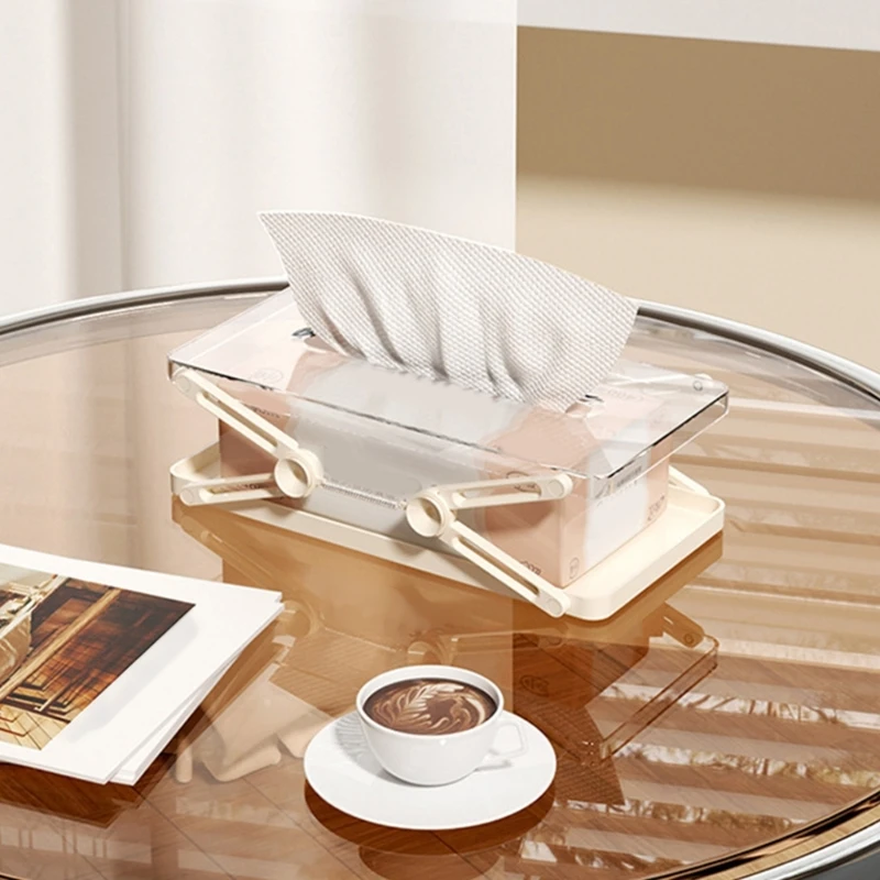  Space Saving Tissue Holder Organizers Spring Assisted Design Durable For Living Room Desk
