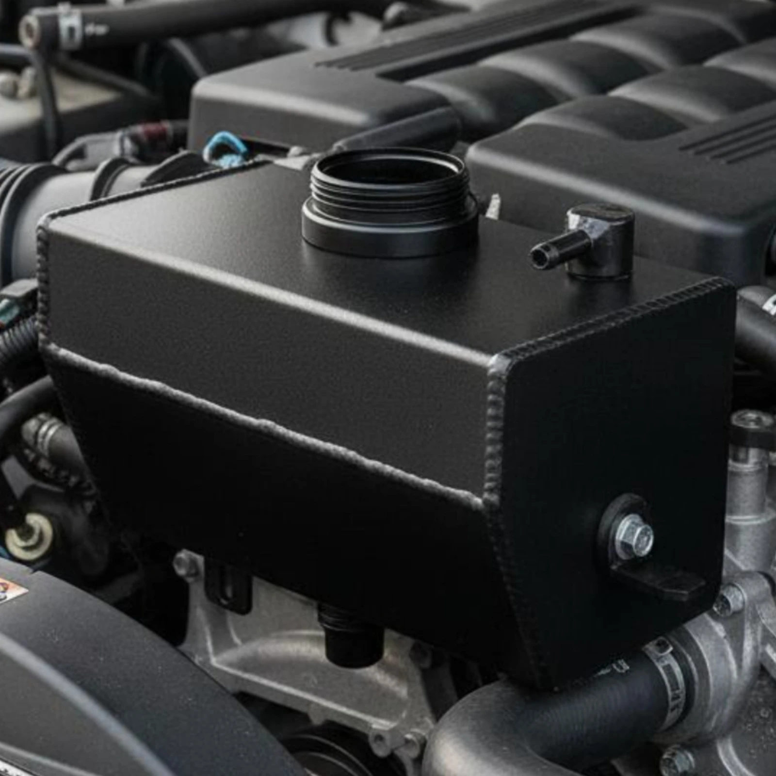 

Engine Coolant Reservoir Long-Lasting Aluminum Coolant Reservoir Cooling System Expansion Reservoir Corrosion Resistant