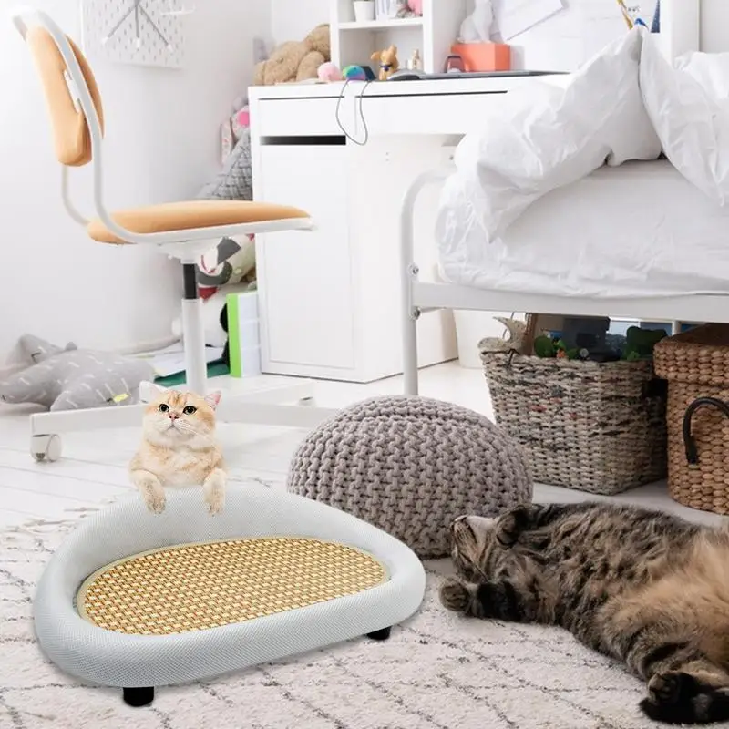 2 in 1 Cat Scratching Board and Lounge Bed Breathable Wear-Resistant Cat Lounge Bed  Cat Hammock for Indoor Cats Accessories