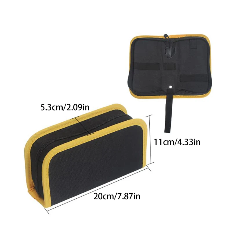 Oxford Canvas Repair Tool Bag Multifunction Hardware Screws Nails Organizer Soldering Iron Pouch Case Portable Travel Tools Bags