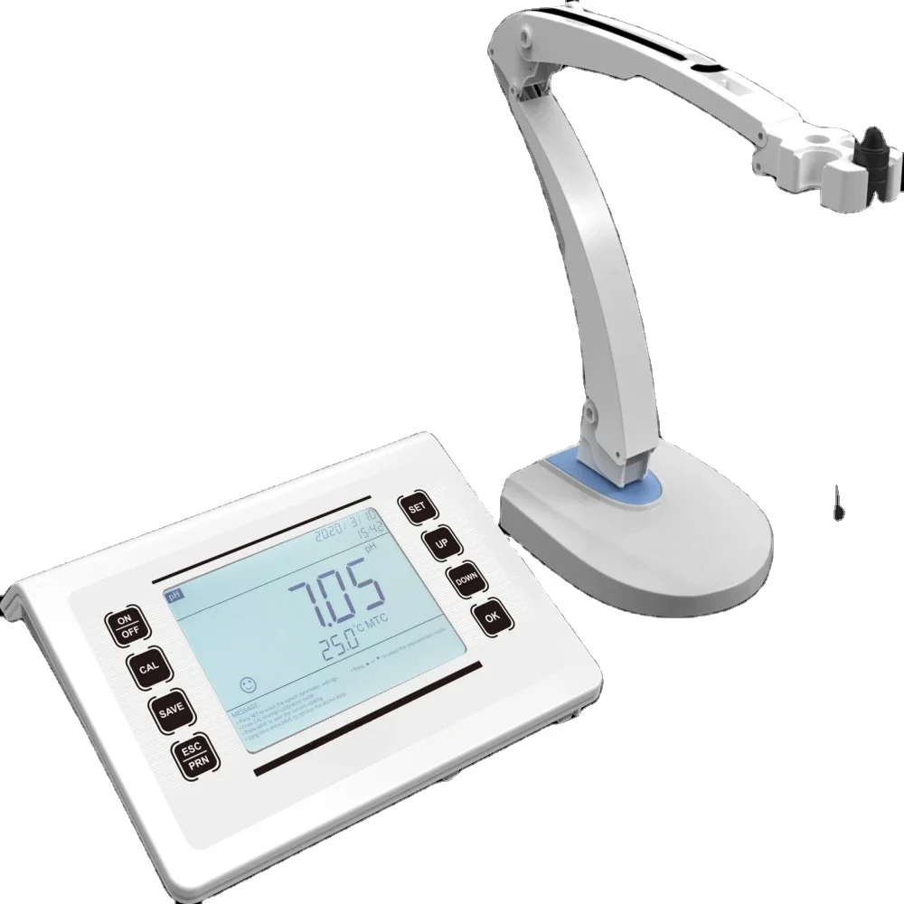 China Push-button Bench Acidity and Basicity Tester Meter for Lab