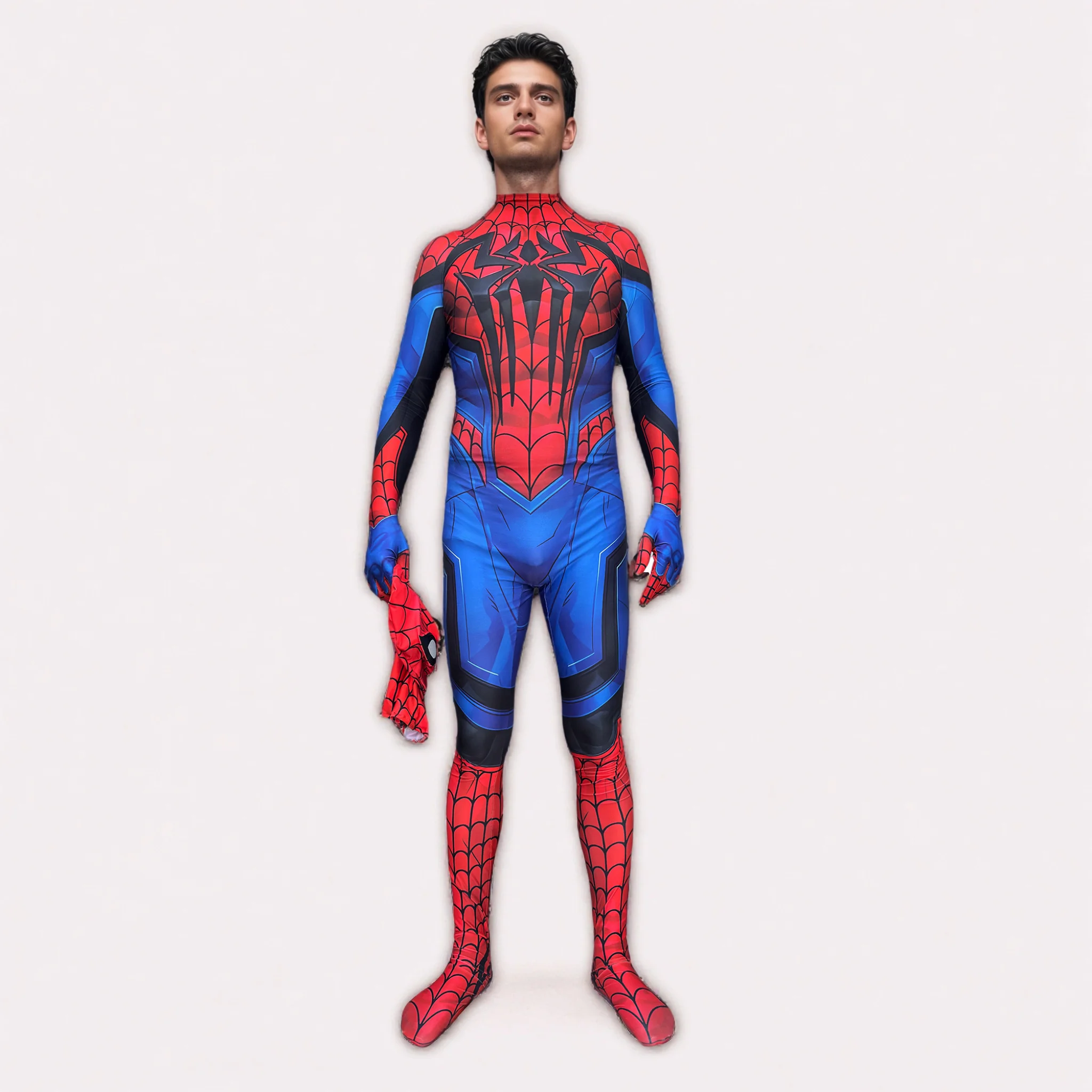 

Halloween Spider Rivals Cosplay PS5 Superhero Costume Men Suit Man Zentai Bodysuit Man Party Jumpsuits
