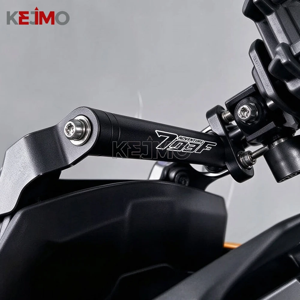 CNC Aluminum Motorcycle GPS Mount Phone Holder Stand Navigation Extension Bracket 22mm For ZONTES ZT 703F ZT703F 2025 2026 2027