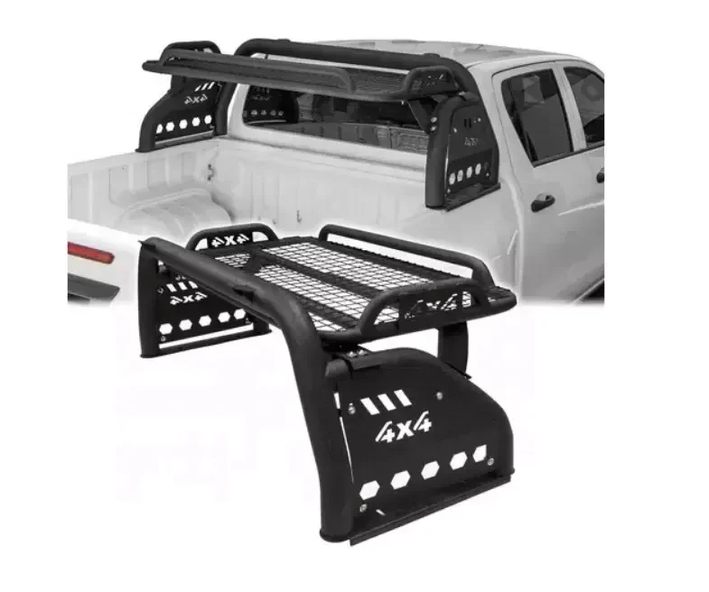 4x4 Pickup Carbon Steel Trunk Gantry Anti Sport Roll Bar Rollover Protection with Luggage Carrier for Triton L200