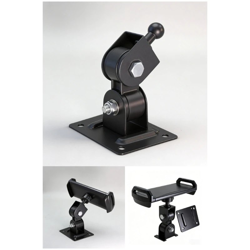 Tablet Stand Adjustable Tablet Holder With Full Rotation And Wall Mount Feature For Multiple Devices 
