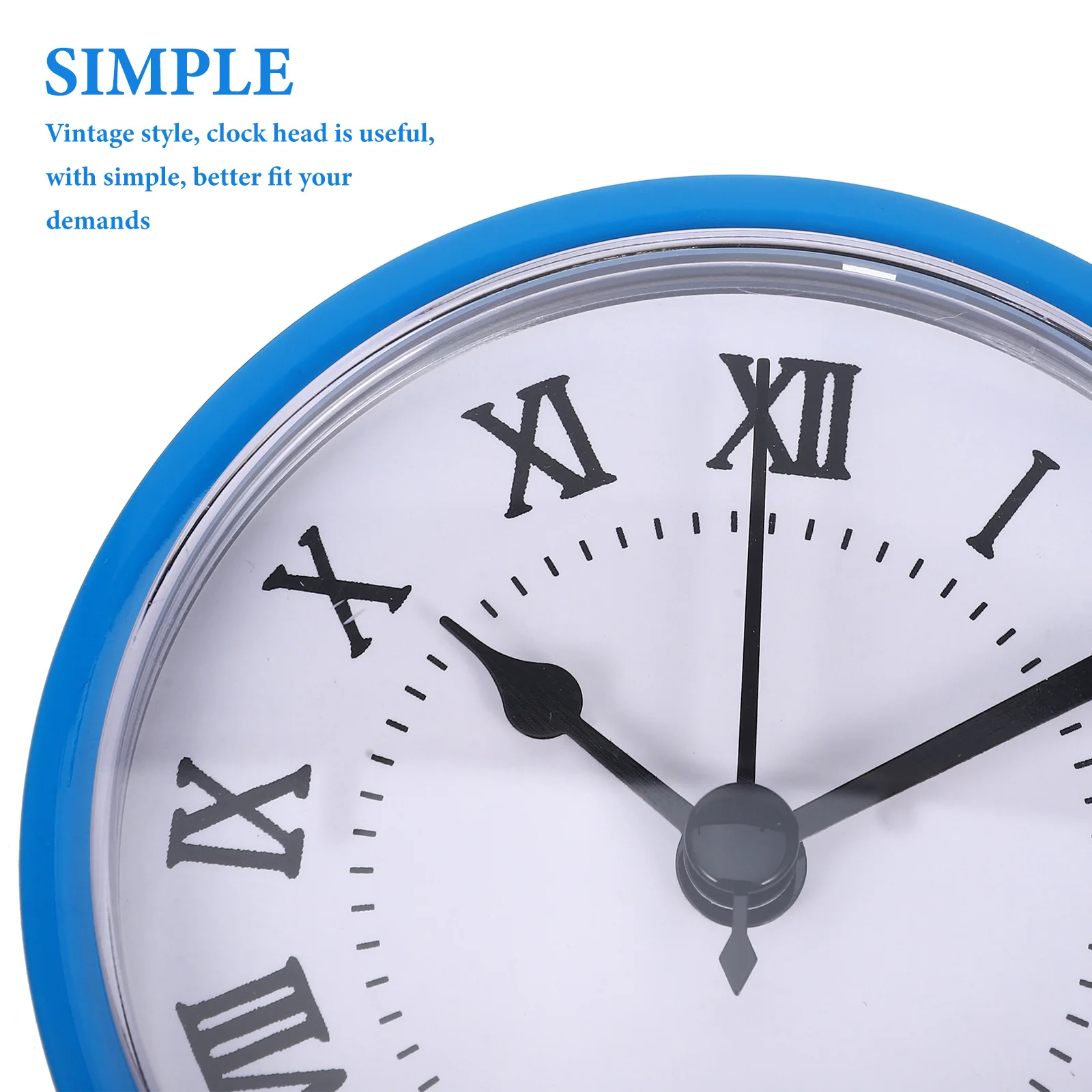 

Quartz Clock Insert Round Inlaid Clock Head Accurate Timekeeping Sturdy Materials Compact Size for DIY Projects