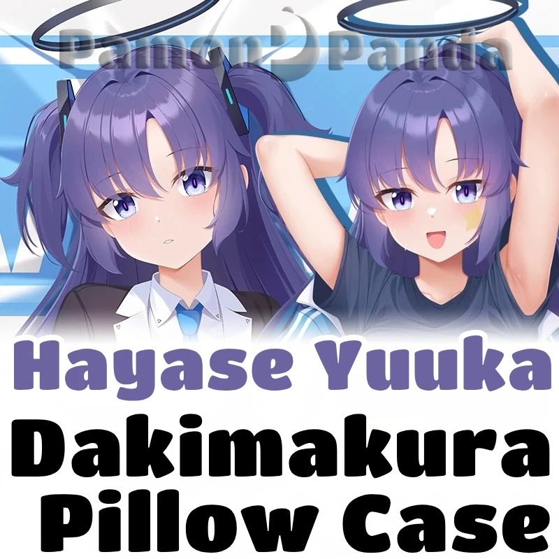 Hayase Yuuka Dakimakura Blue Archive Hugging Pillow Case Full Body Cushion Cover Pillowcase Home Bedding Decor Otaku Gift MKL