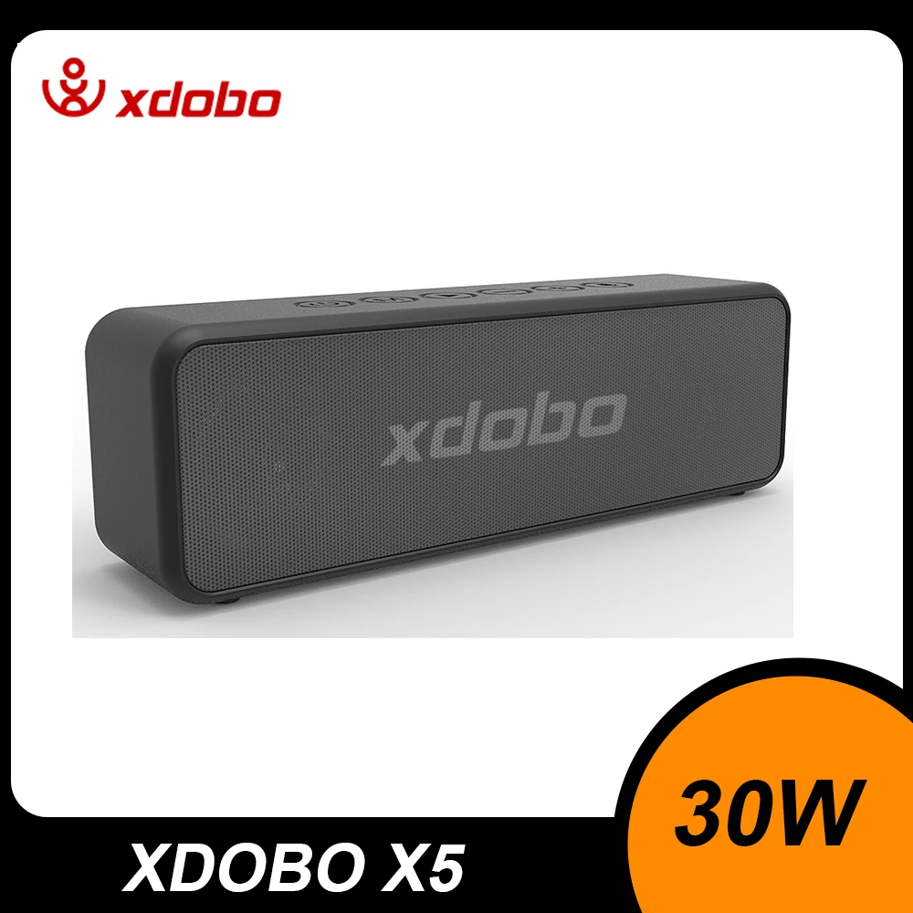 

XDOBO X5 30W Portable Outdoor Bluetooth Speaker BT5.0 TWS Loud Stereo Super Bass Waterproof Wireless Subwoofer Player