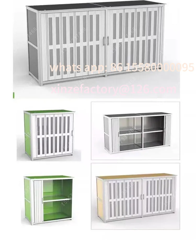 

Настраиваемый стеллаж для хранения игрушек на открытом воздухе с дверцей