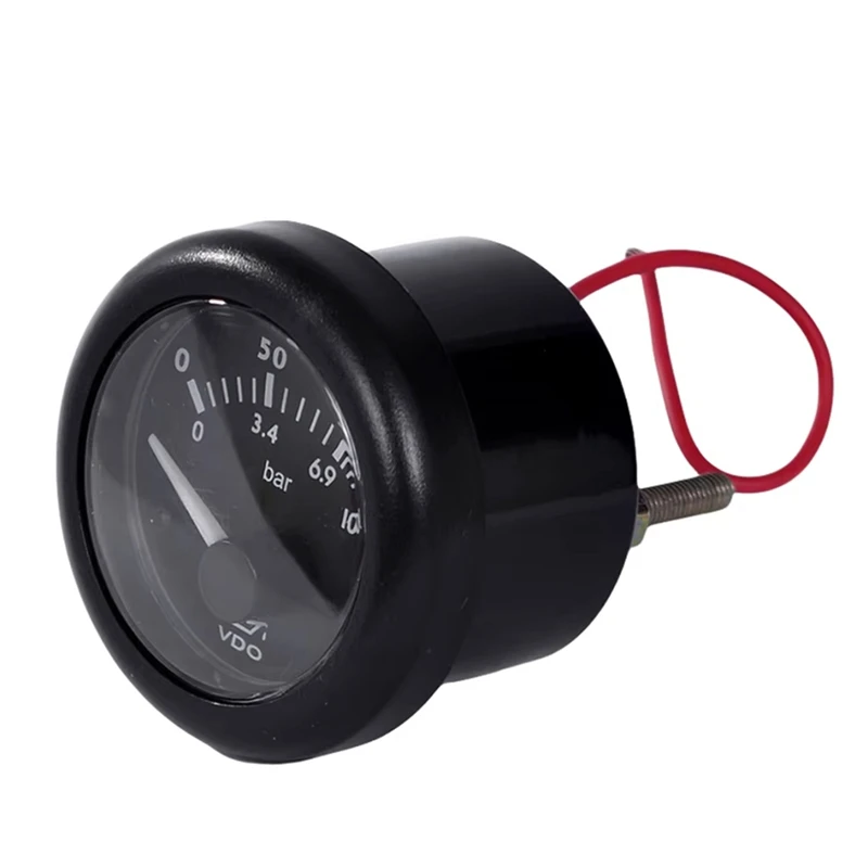 Automotive Gauge Marine Gauge VDO Oil Pressure Meter 52Mm Diesel Engines Oil Pressure Gauge