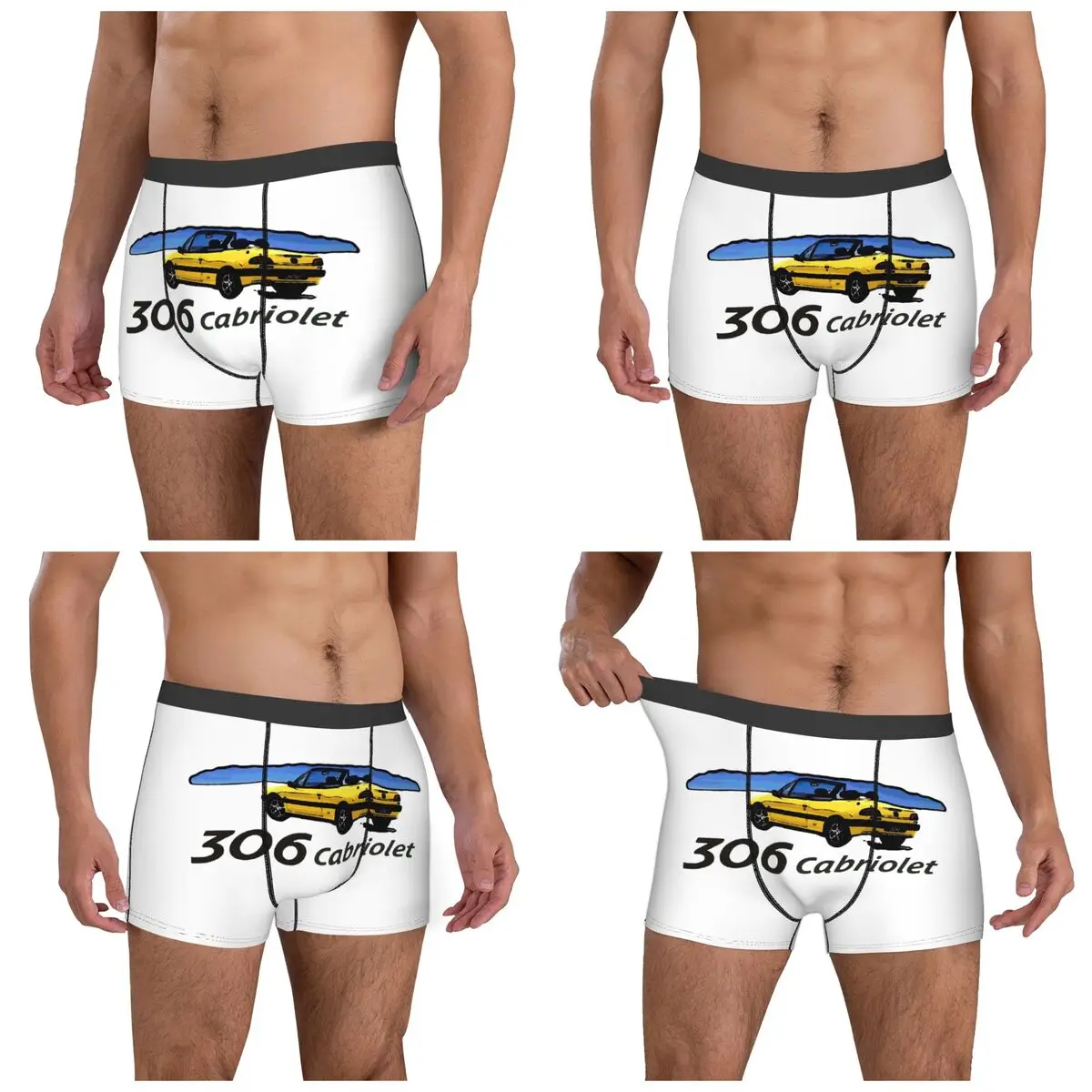 الملاكم السروال السراويل بيجو 306 كابريوليه سراويل الذكور ملابس داخلية مريحة لهدايا صديقها رجل أوم