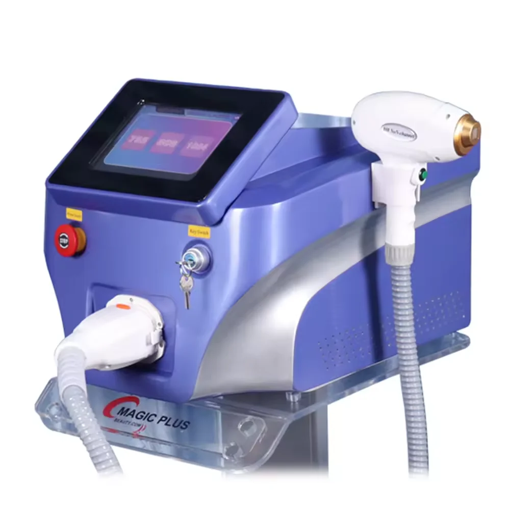 

08/755/1064nm Diode Laser Hair Removal Three Wavelength 20 Million Shots Skin Rejuvenation Hair Removal Machine