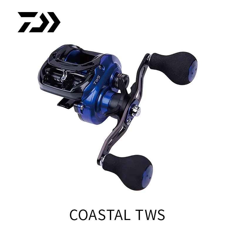 DAIWA COASTAL TWS Fishing Baitcasting Reels 7.3:1 Spool 200HS/200HSL 7kg Max Drag Saltwater Fishing Low Profile  Fishing Tackle