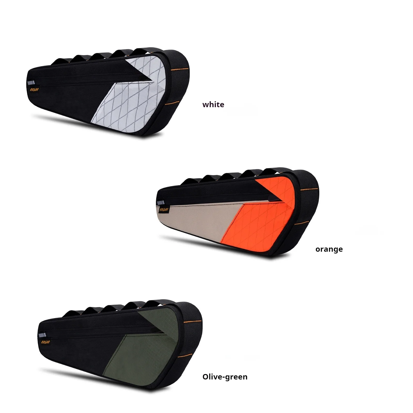 ENLEE Bicycle Saddle Bag Waterproof Storage Black For MTB Road Mountain Bike Seat Tail Rear Tool Pouch Bag Cycling Accessories