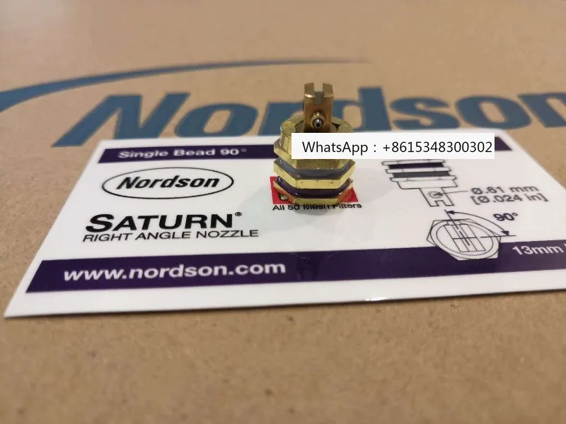 Nordson hot melt adhesive machine single hole side nozzle NOZZLE, 90, SING 1011024