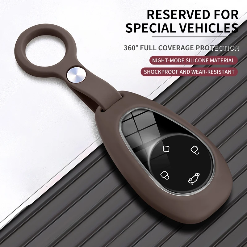 High-Quality Silicone Key Cover for Leapmotor C11/T03/S01/C10/B10, All-Inclusive Key Fob Case