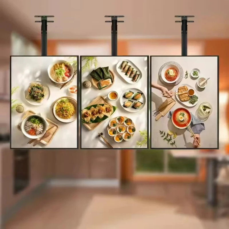 

Настенный экран высокой четкости, 55-дюймовый ЖК-дисплей с цифровой вывеской, цифровая доска меню