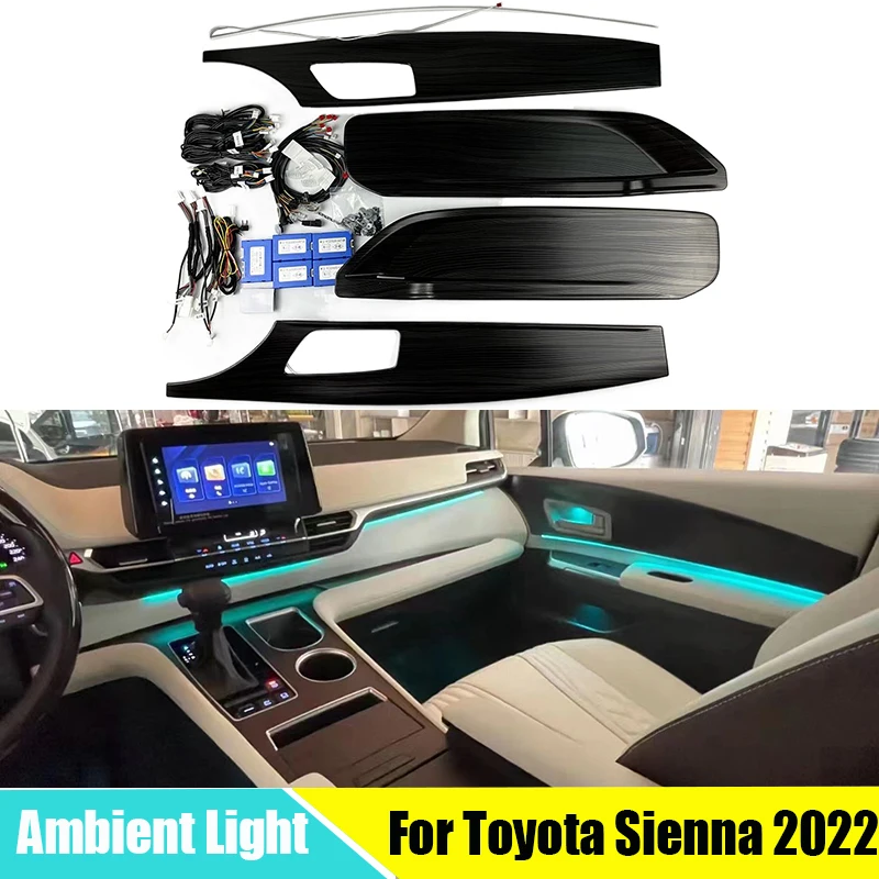 

Decorate lamp ambient light Led car rear door outline light lamp Inter car Replacement trim light For toyota Sienna 2022