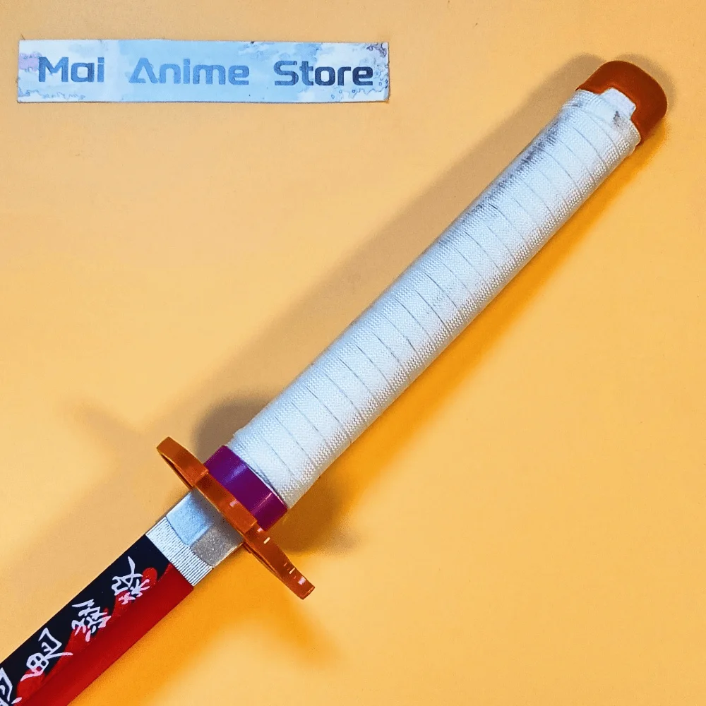 Figurine Katana lumineuse de 40 pouces, faux damas, modèle épée légère, taille réelle, Anime Katana japonais, accessoire de Cosplay, jouet non tranchant, cadeau
