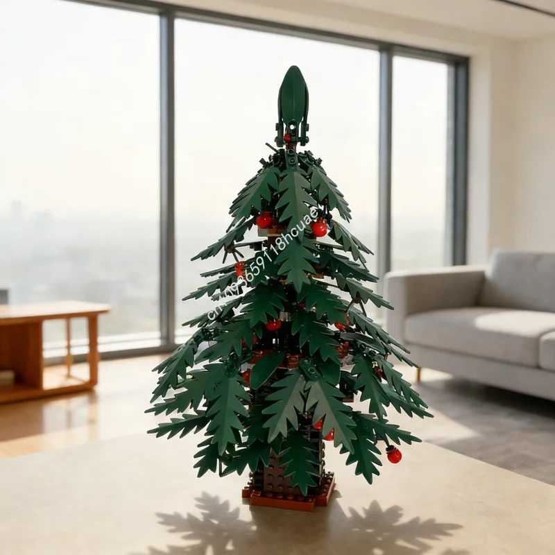 

431pcs MOC Christmas Tree Botanicals Model Building Blocks Construction Assemble DIY Christmas Gift Creative Toys Idea Brick