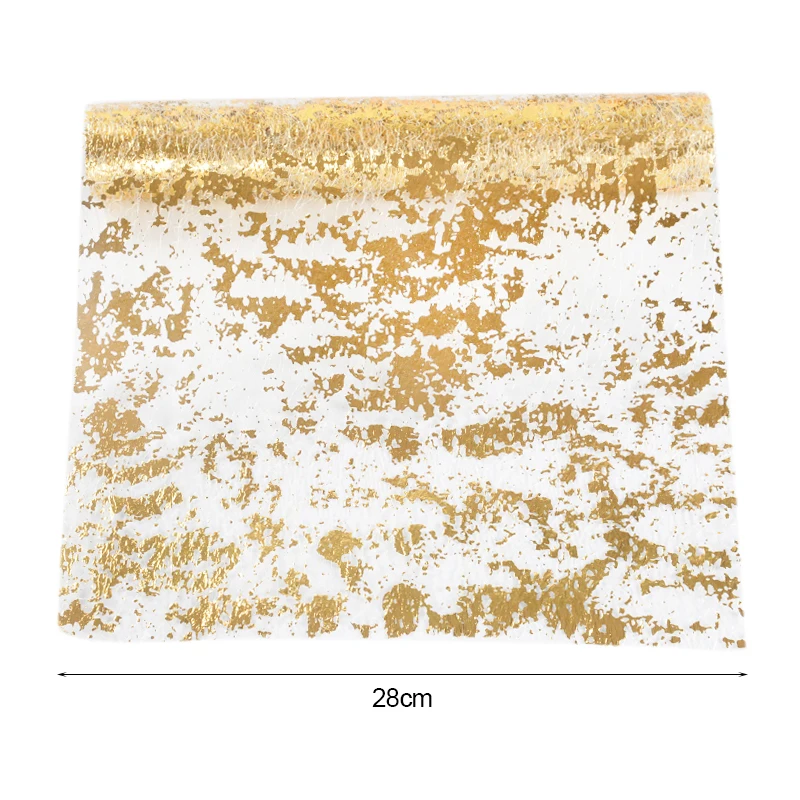 Rose Gold Table Runner Metallic Gold Organza Tulle Roll Thin Mesh Table Runner For Wedding Bridal Shower Birthday Party Decor