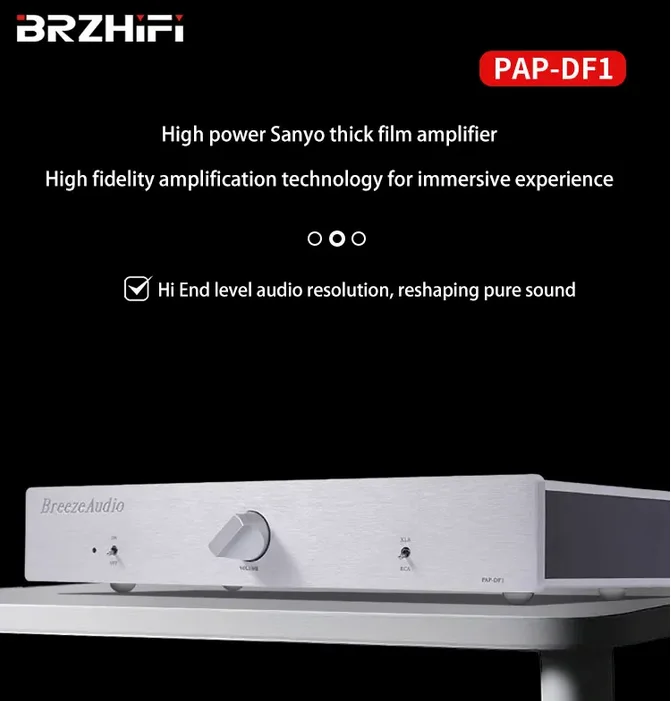 Pré-amplificador de pré-linha principal Berlim 877 Pré-amplificador de áudio totalmente balanceado