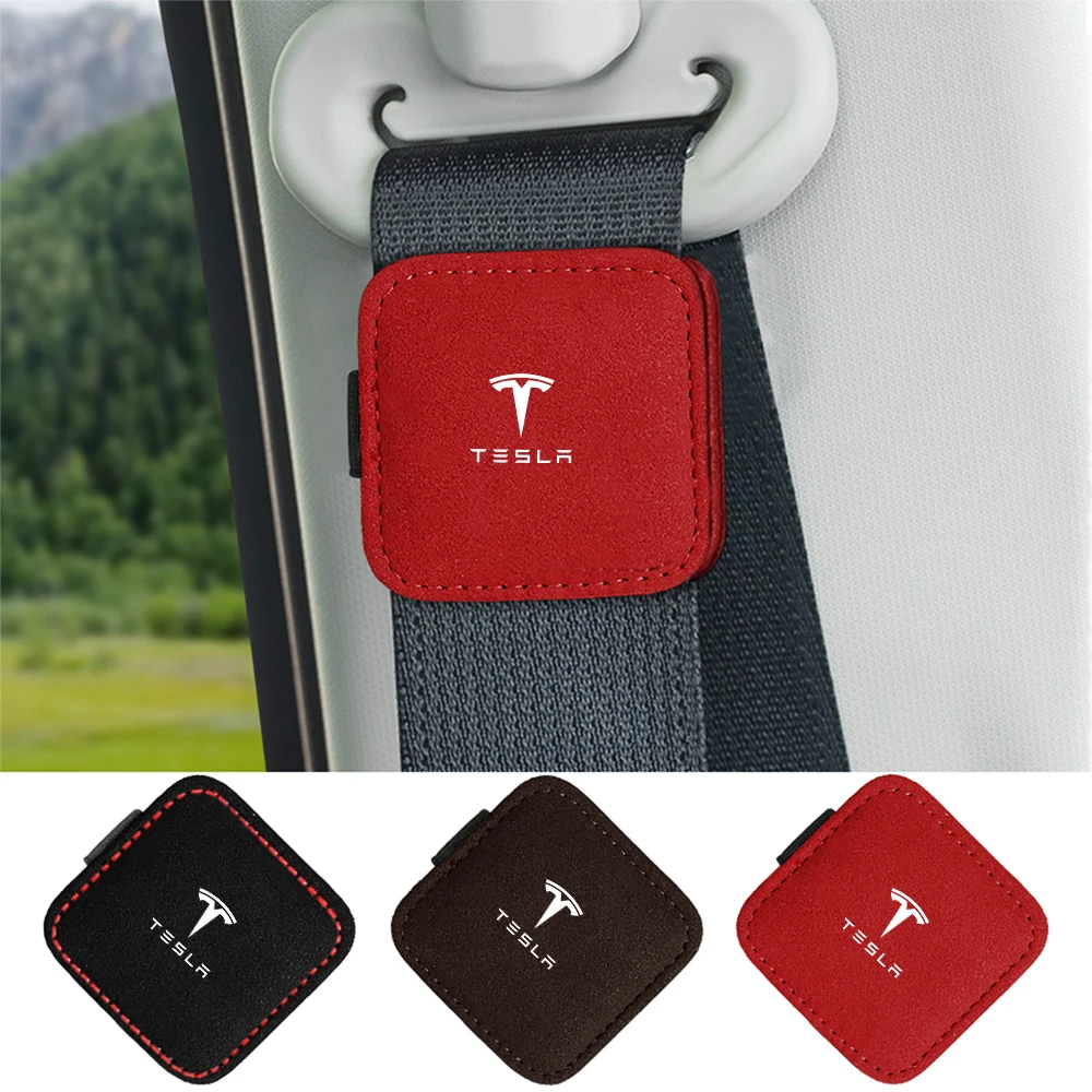 Clipe Magnético Ajustável para Cinto de Segurança de Carro para Tesla Model 3 Y S X 2021 Roadster Cybertruck Juguete WYE K80 SpaceX