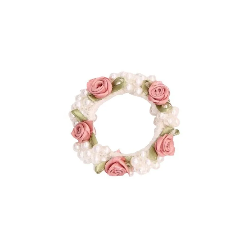 Модная жемчужная заколка для волос Камелия в форме цветка в Корейском стиле заколка для волос с жемчужинами милый стиль с жемчужинами эластичная Женская