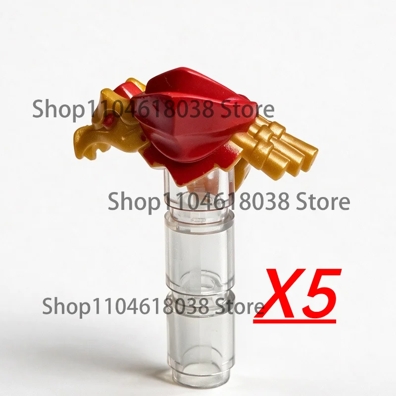 MOC Bausteine Mini-Figur Drachenkrieger Bausatz Modell Ornament Schreibtischdekoration Anime TV-Charakter Spielzeug Geschenk Sammlerstück