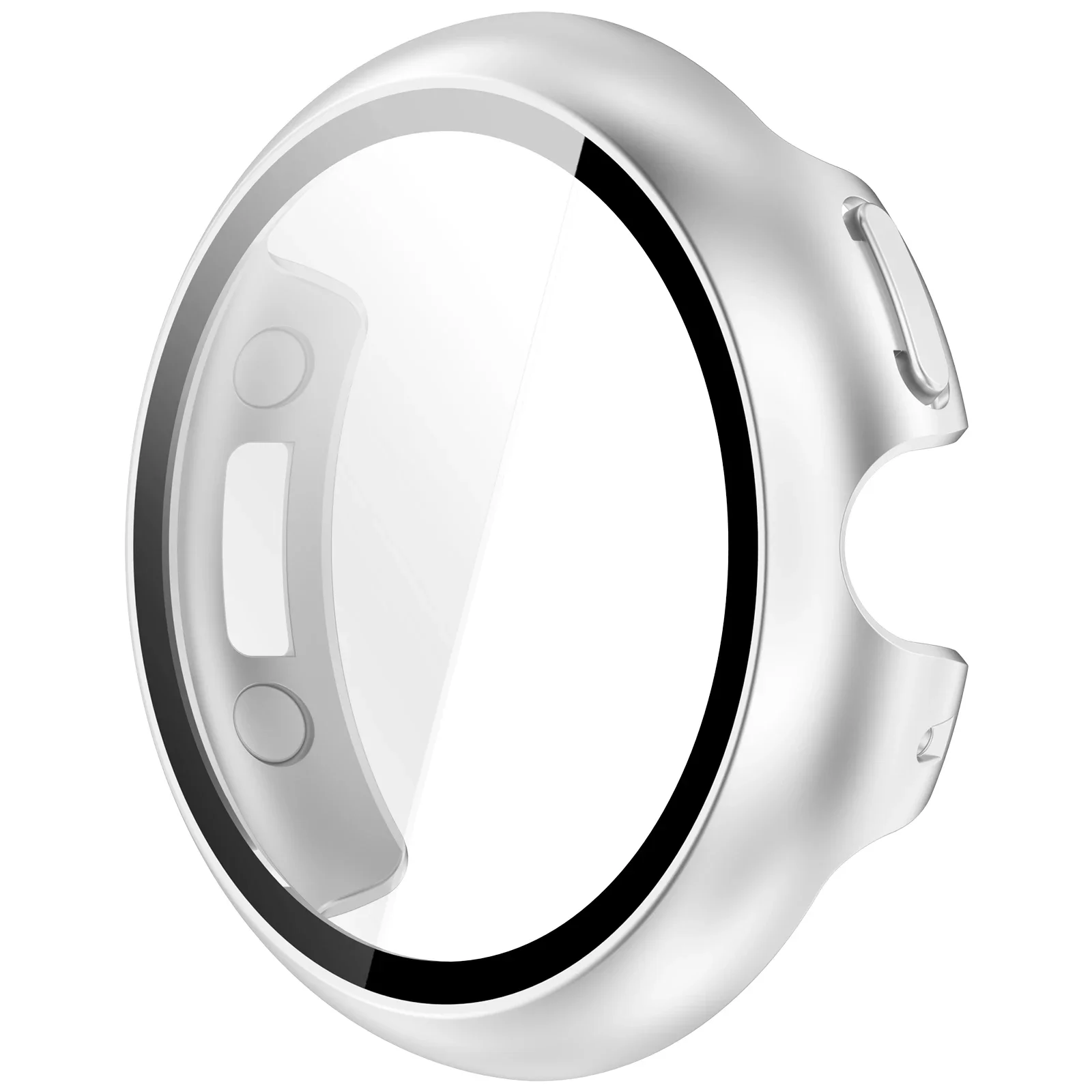 Gehärtetes Glas + Hülle für Google Pixel Watch 5 41mm 45mm, Hart-PC Rundumschutz-Bumper mit Displayschutzfolie für Google Pixel Watch 4 – Detail 29