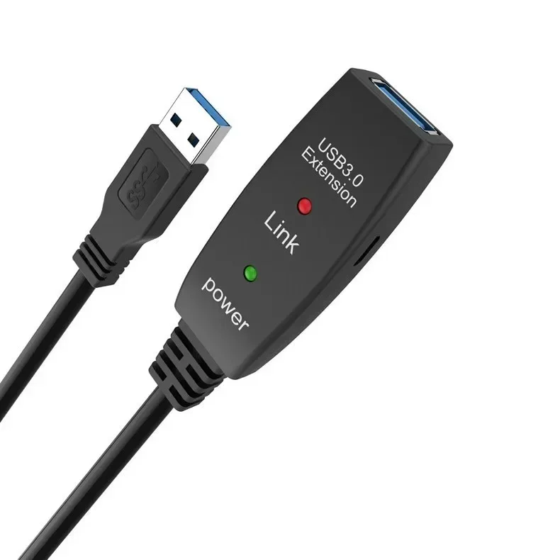 USB 3.0 Active Extension Cable with Signal Booster 10M 5M USB 3.0 Extender cable with Power USB 3.0 Extension cord for PC laptop
