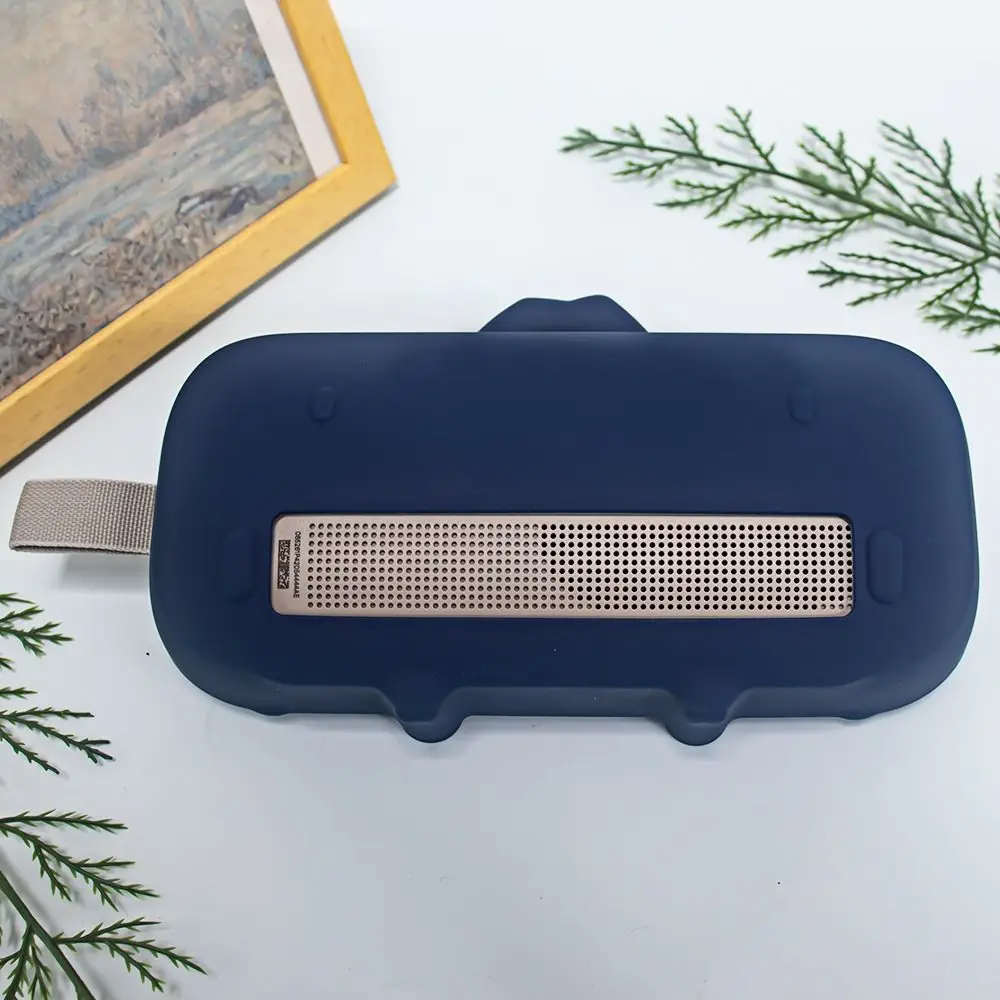 Silicone Wireless Speaker Case Dustproof Drop Protection Protective Sleeve Cartoon Mount Holder for Bose SoundLink Flex 2nd Gen