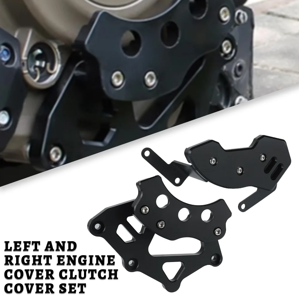 

2024 New Left & Right Engine Protector Clutch Cover Set For Husqvarna Svartpilen 250/401 2020 2021 Vitpilen 250/401 2023 2022