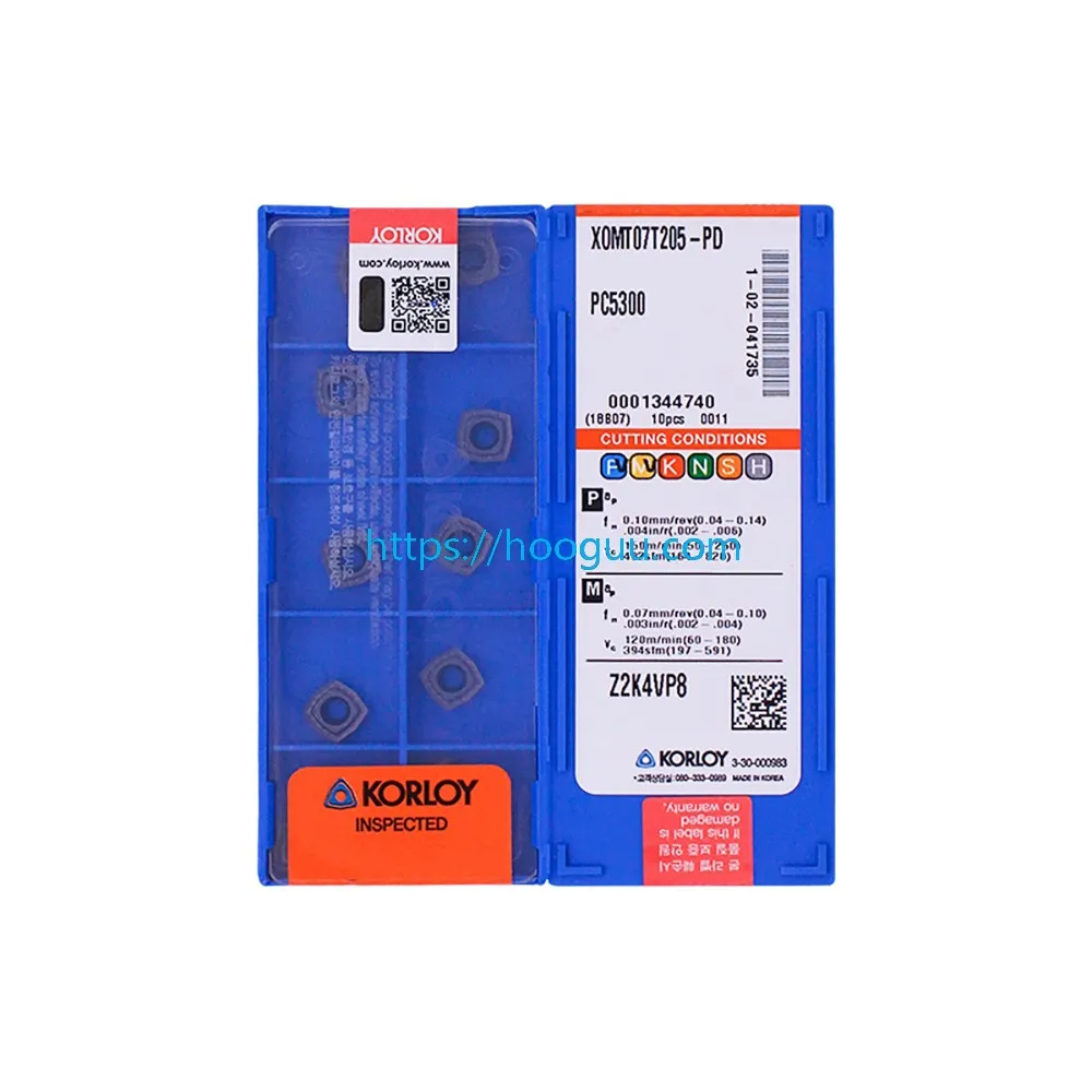Original XOMT U-Drill Inserts XOMT090305 XOMT11T306 LD PD RD PC5335 PC5300 CNC Carbide Drilling Cutting Blade