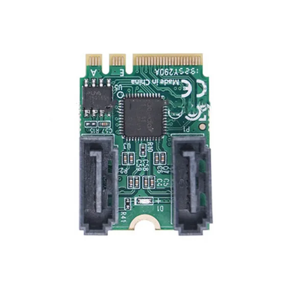 

Скидка M.2 к SATA 3.0 Карта адаптера M.2 A+E к адаптеру M.2 к SATA 3.0 Карта адаптера M.2 A+E Ключ к 2 порта SATA 6 Гбит/с SSD Расширение Ca