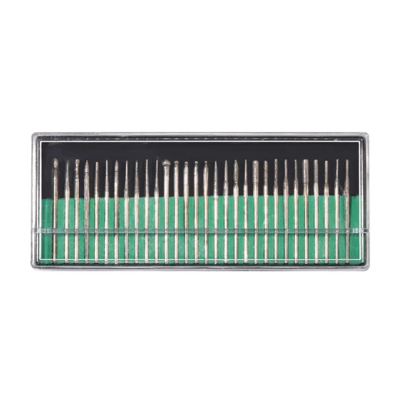 マニキュアアクセサリー,クォーツドリルビット,ソフトウールストーン,マニキュアマシン用ヘッド,12または30個