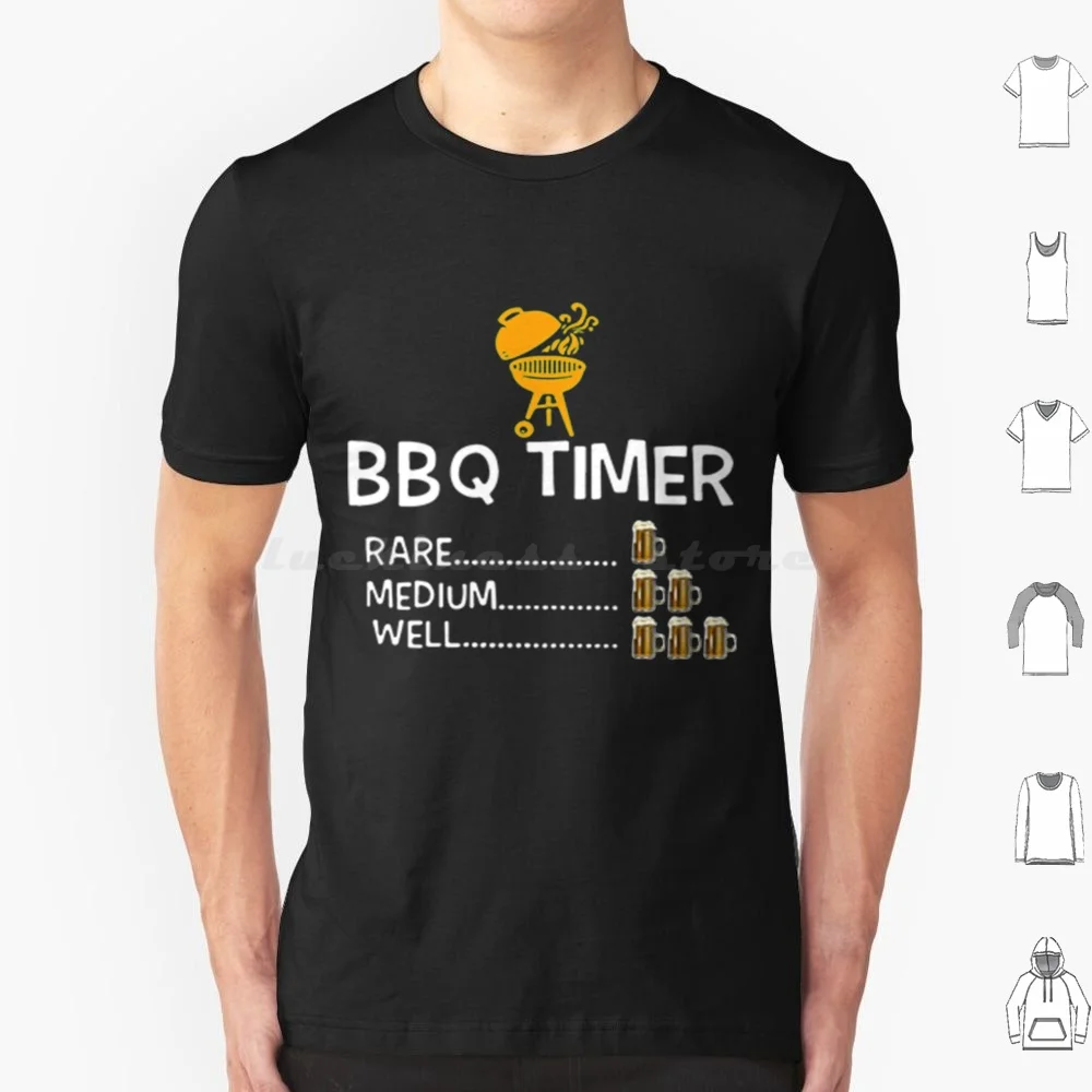 Bbq Timer Barbecue Funny Bbq T Shirt Cotton Men Women Diy Print The Grillfather Bbq Grill Smoker And Beer Bbq And Beer Timer