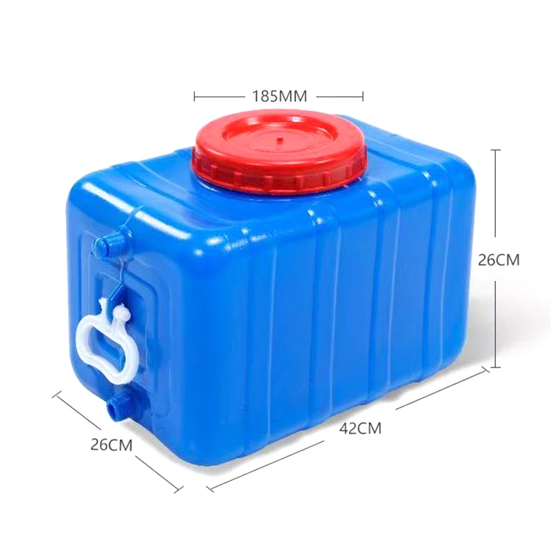 50L/75L Portable Large Capacity Water Storage Tank Drink Container Camping Water Storage Tank for RV Emergency Travel Horizontal - view 2