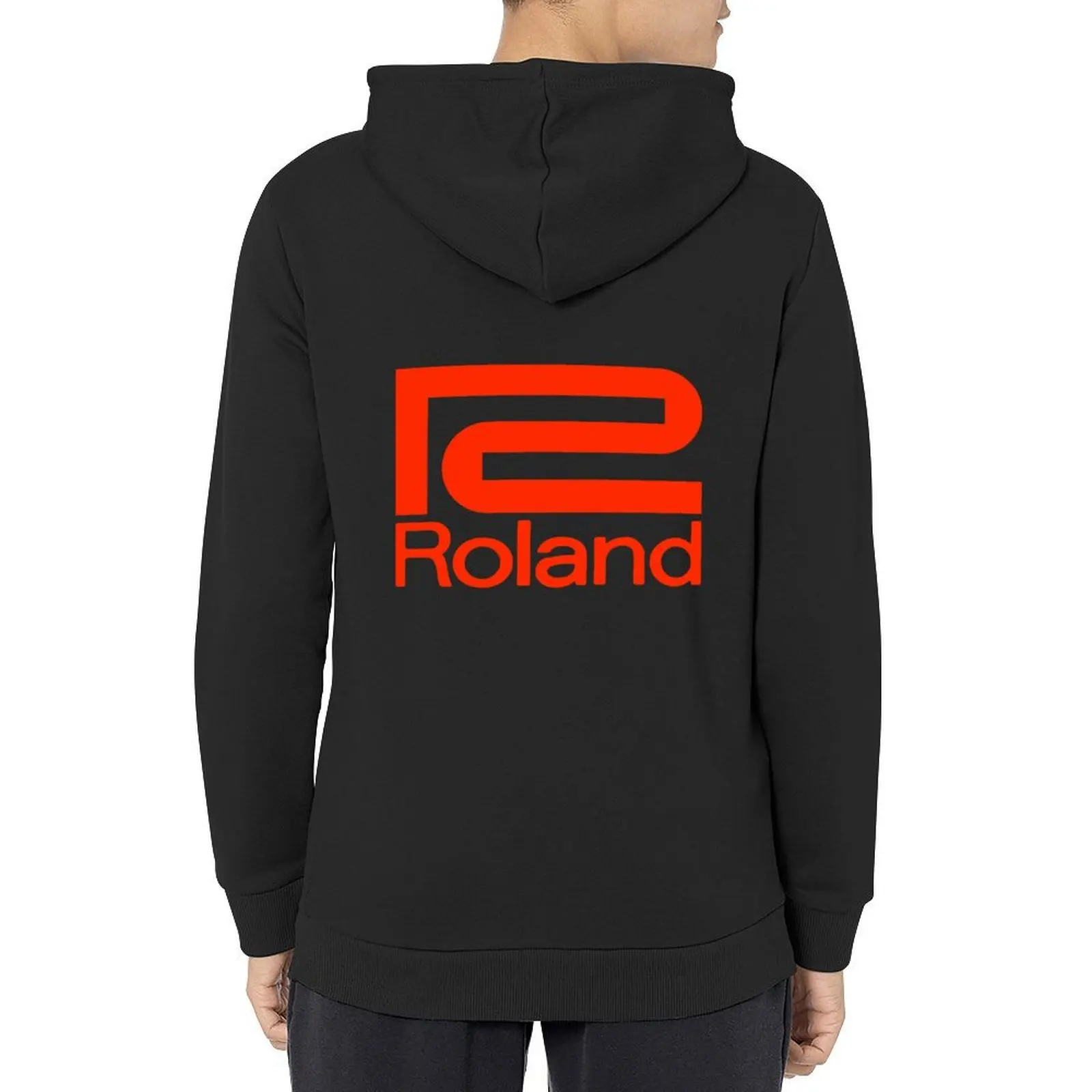 

Roland Red Logo Hoodie aesthetic clothing korean clothes korean autumn clothes hooded shirt new in hoodies and blouses